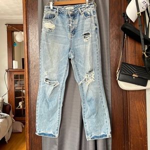 PacSun distressed mom jeans